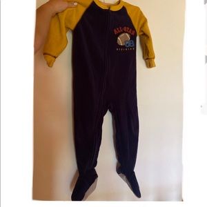 Carter’s 1-piece all star fleece footie pjs